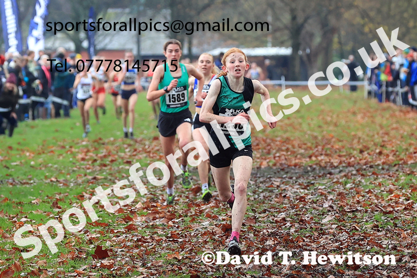 Womens Under-17s and Under-20s 2025 Liverpool Cross Challenge, Sefton Park, Saturday, November 22th. Photo: David T. Hewitson/Sports for All Pics